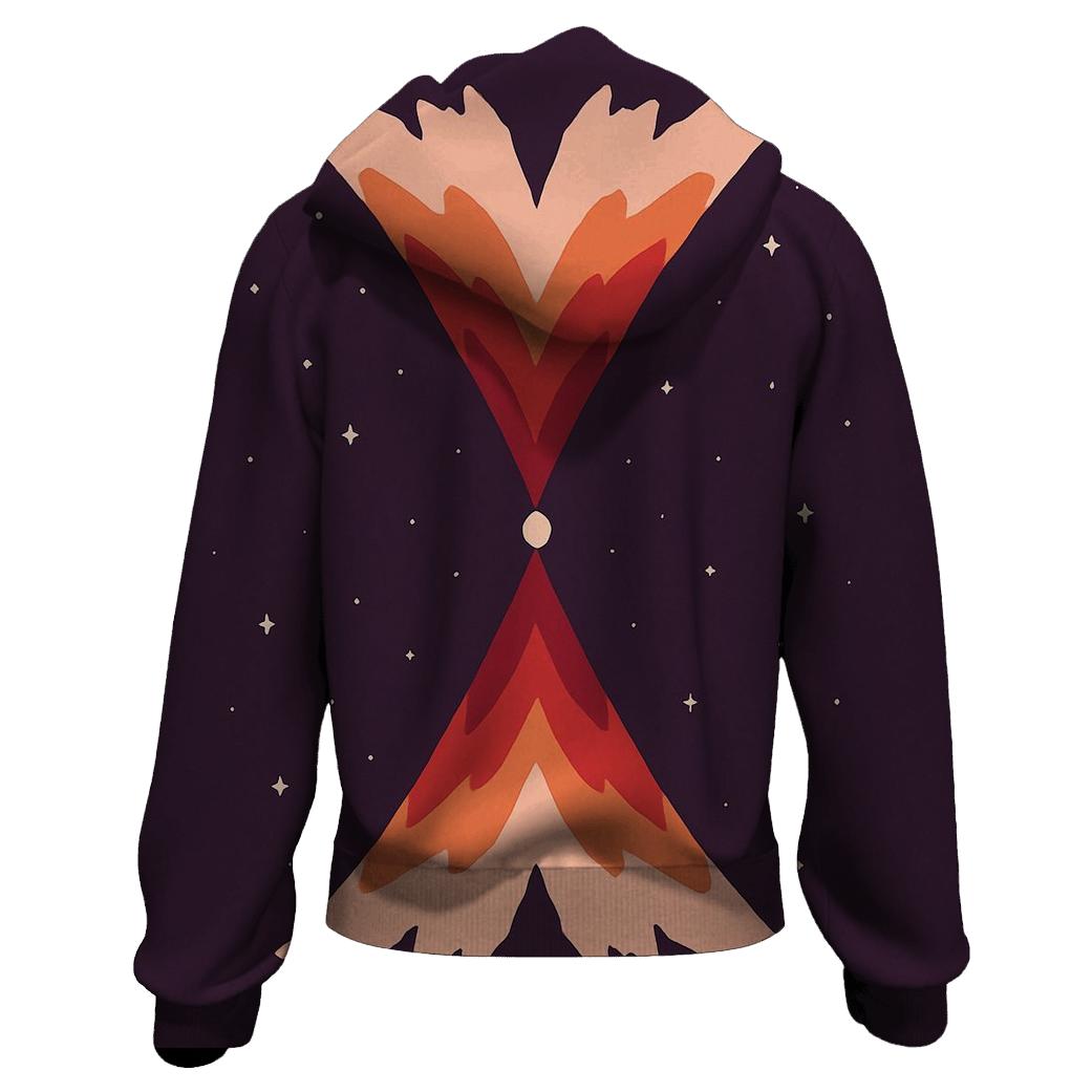 Jet Outflow Chevron Fan pullover hoodies