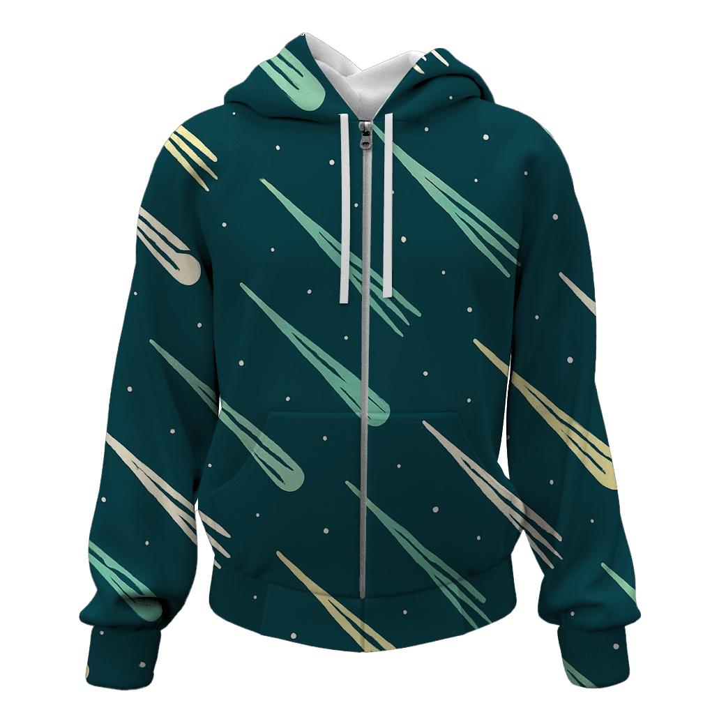 Meteor Shower Diagonal Register lightweight hoodies