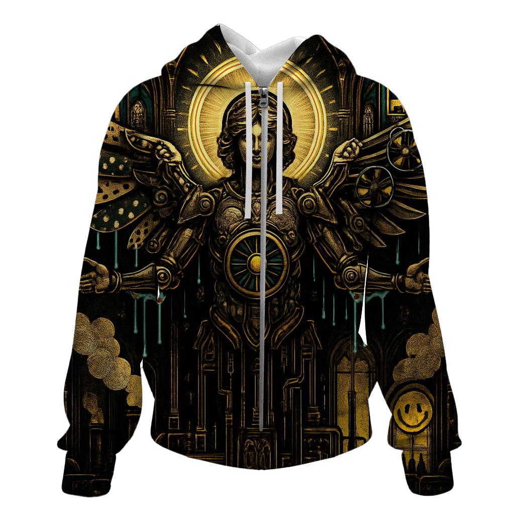 The Polka Dot Seraph Engine lightweight hoodies