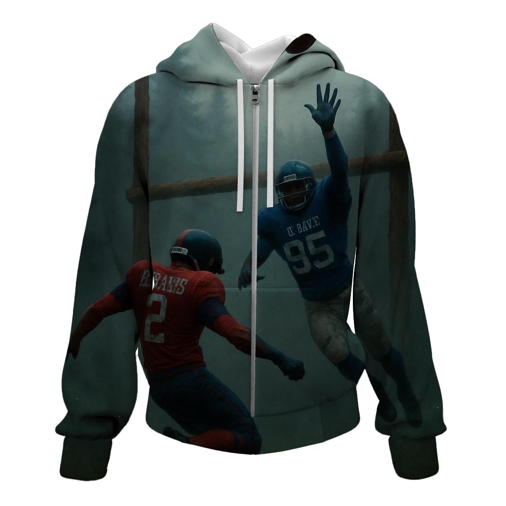 Forest Fog Goalpost Stand Braves Versus Cubs custom hoodies