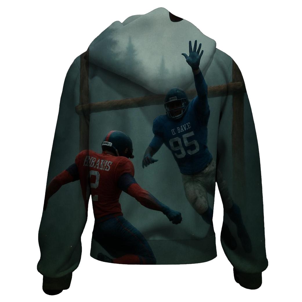 Forest Fog Goalpost Stand Braves Versus Cubs custom hoodies