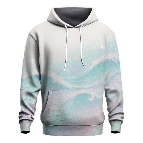 Nebula Sequin Tide printed hoodies
