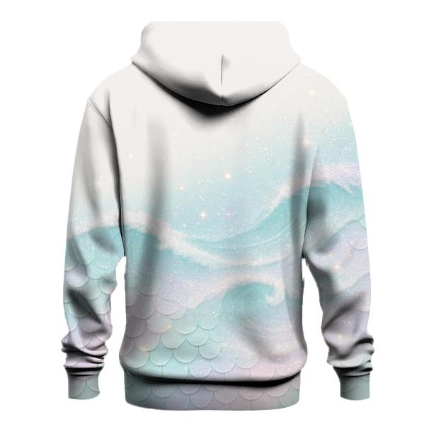 Nebula Sequin Tide printed hoodies
