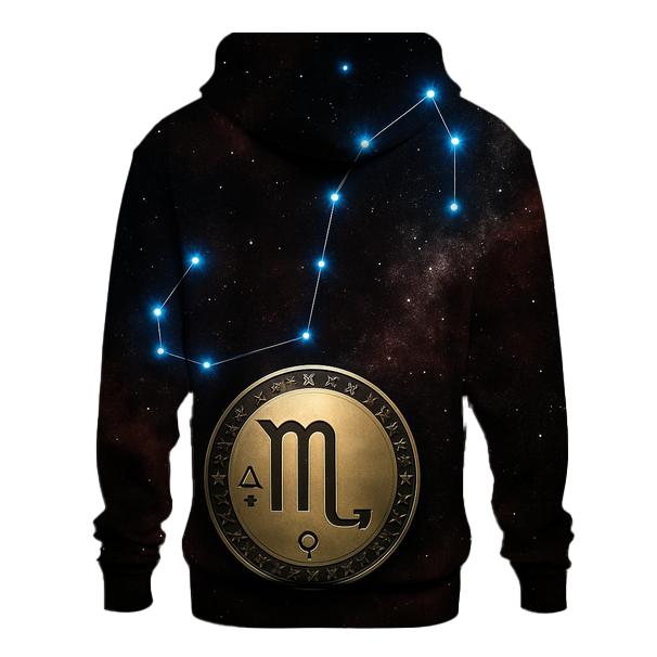 Scorpio Fixed Star Talisman printed hoodies