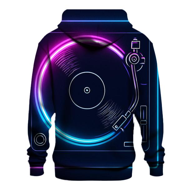 Neon Marquee Turntable hoodie designs