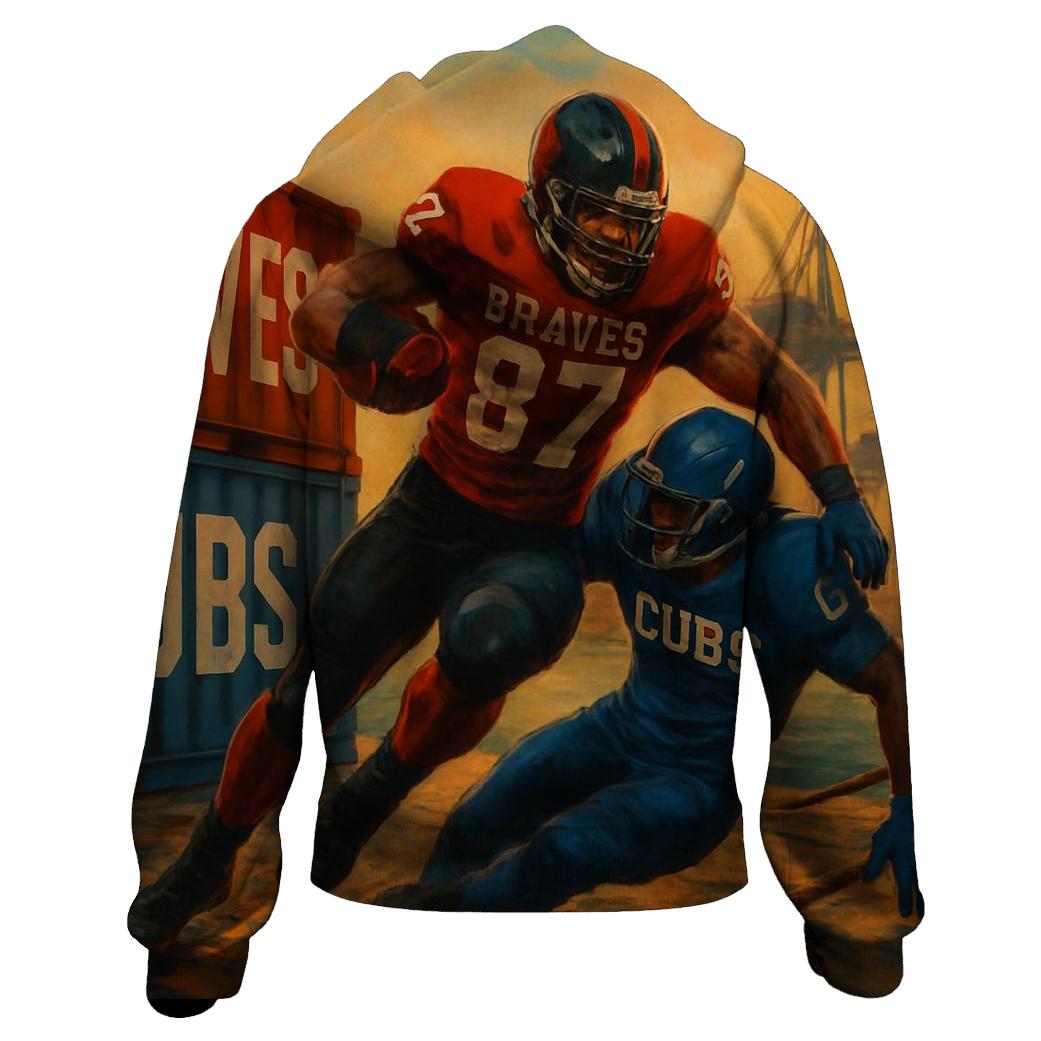 Harbor Crane Sideline Smash Braves Versus Cubs hoodie trends