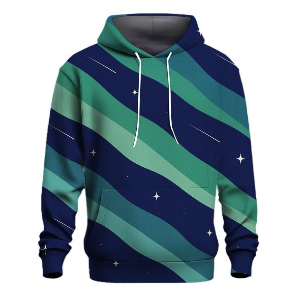Aurora Ribbon Traverse zip-up hoodies