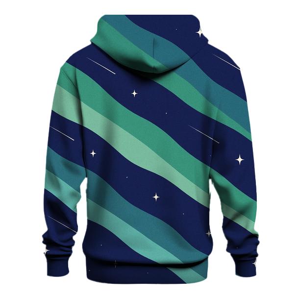 Aurora Ribbon Traverse zip-up hoodies