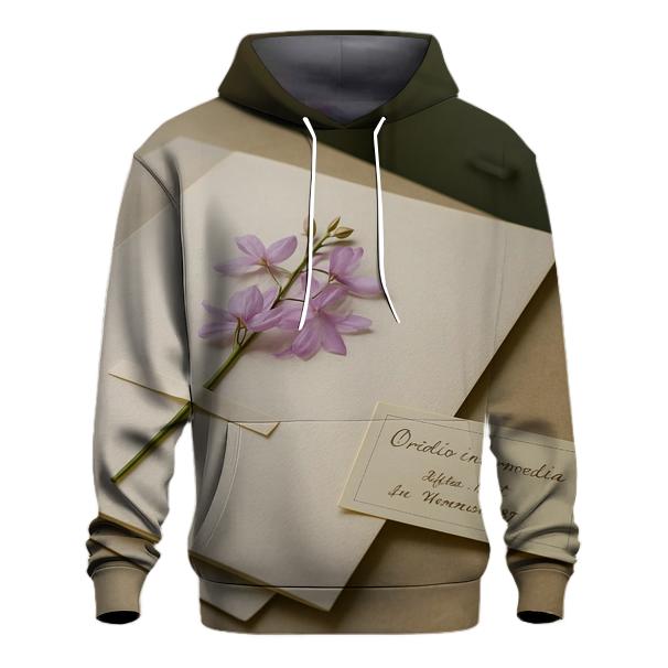Herbarium Press With Fresh Orchid Specimen And Labels premium hoodies