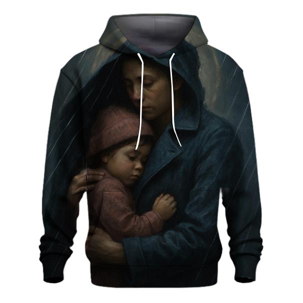 The Umbrella Of Silence Her Protection You Only Notice In Rain zip-up hoodies