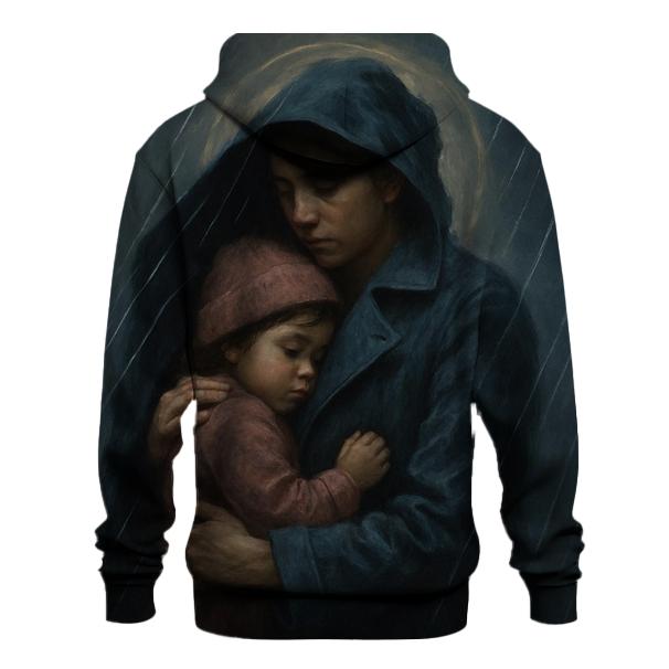 The Umbrella Of Silence Her Protection You Only Notice In Rain zip-up hoodies