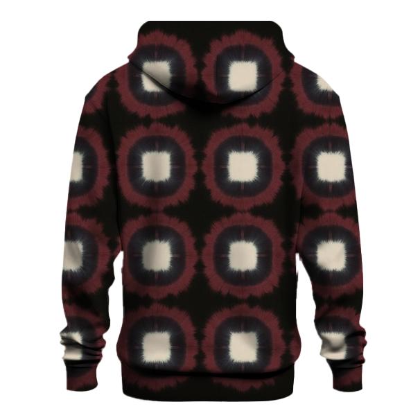 Itajime Eclipse Clamp Grid embroidered hoodies