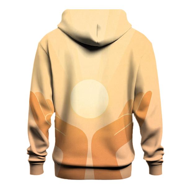 Hands Of Dawn Offering printed hoodies