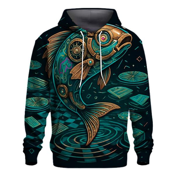 Clockwork Koi Paradox premium hoodies