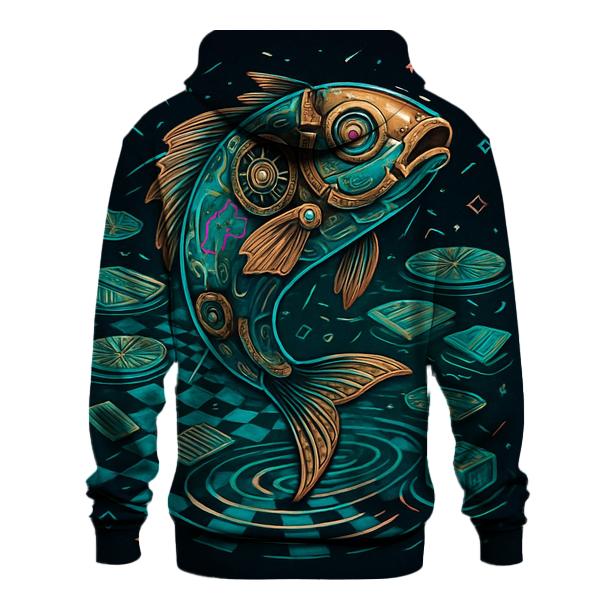 Clockwork Koi Paradox premium hoodies