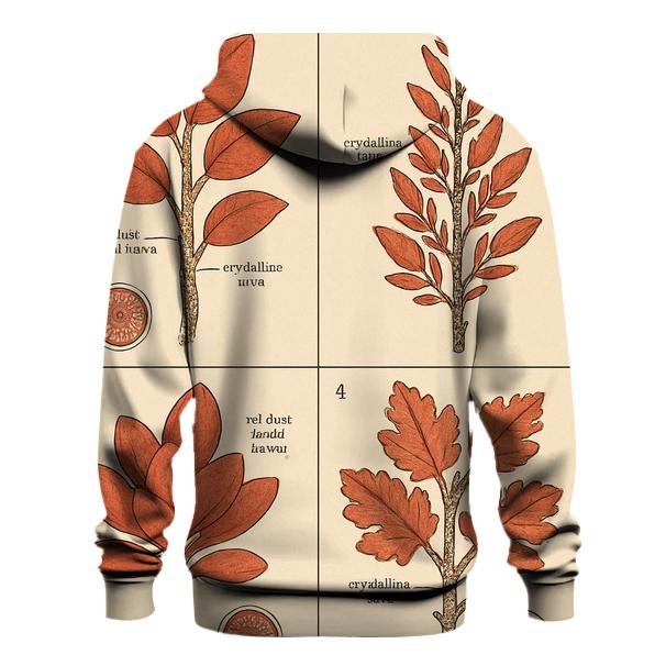 Mars Botanica Specimen Chart printed hoodies
