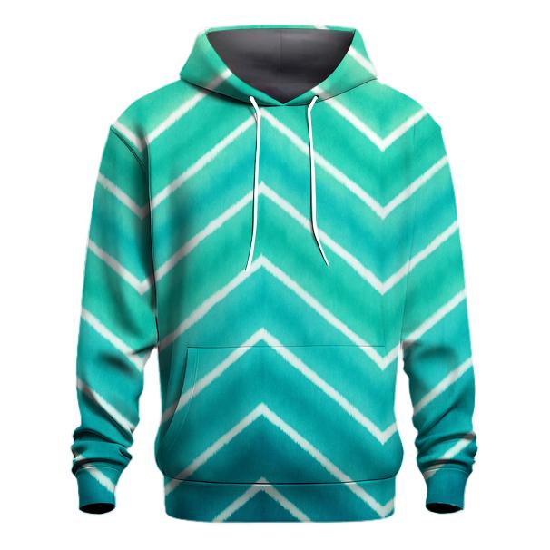 Chevron Aurora Accordion Fold designer hoodies