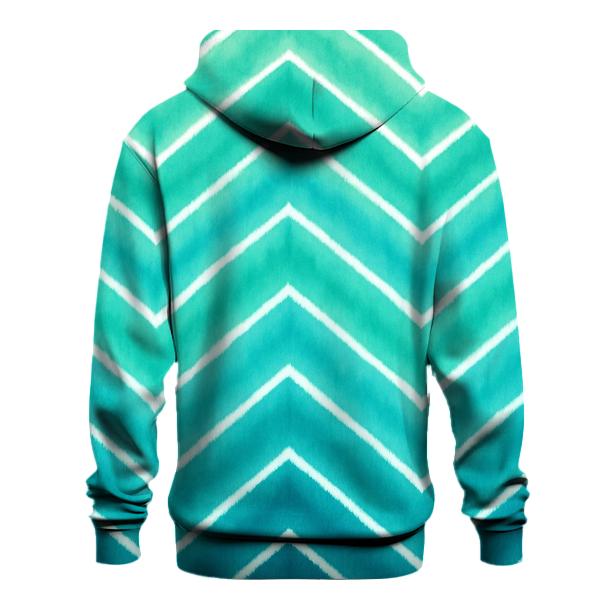 Chevron Aurora Accordion Fold designer hoodies