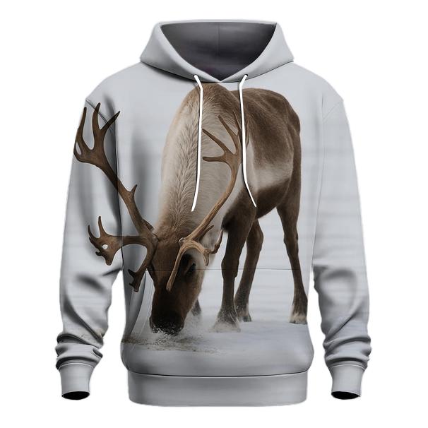 Tundra Antler Sweep Caribou pullover hoodies