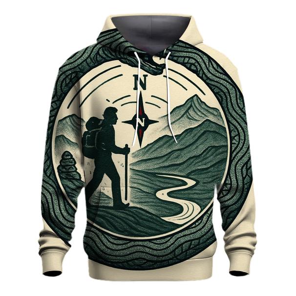 Ouroboros Of The Mountain Trail Map premium hoodies