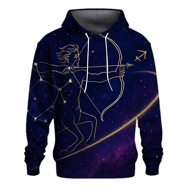 Sagittarius Galactic Archer Trajectory custom hoodies