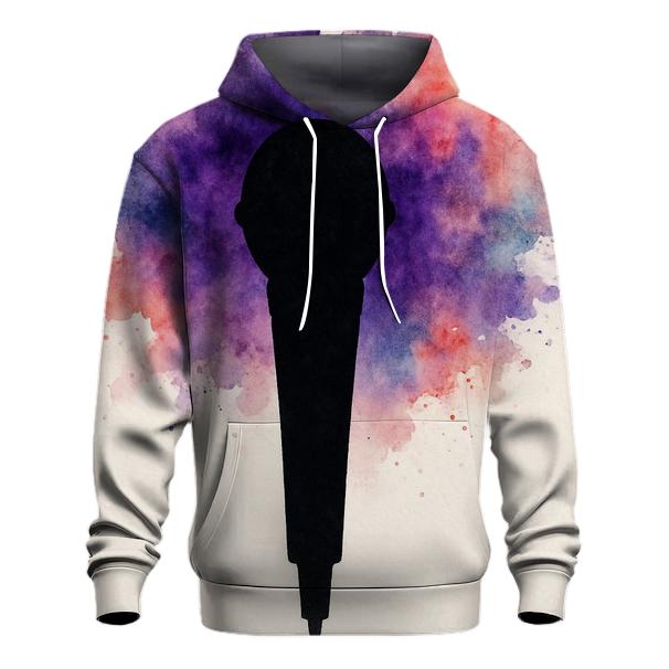Microphone Nebula Bloom hoodie designs