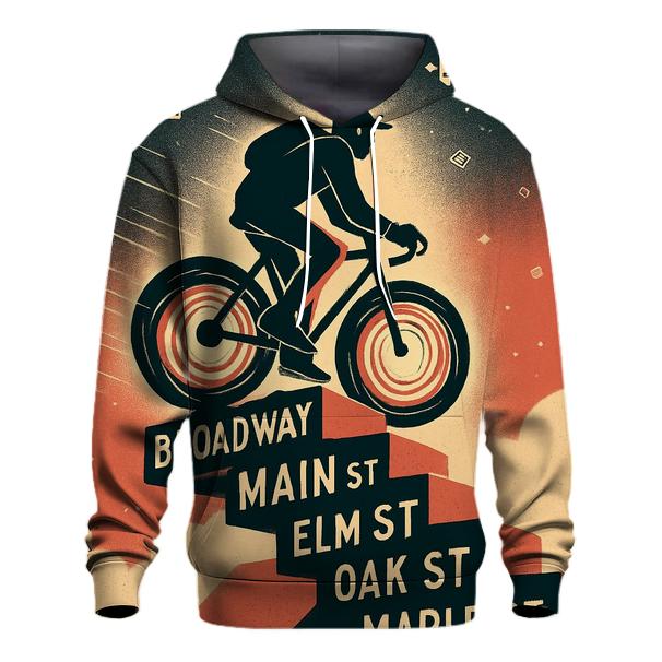 Bicycle Of The Impossible Horizon printed hoodies