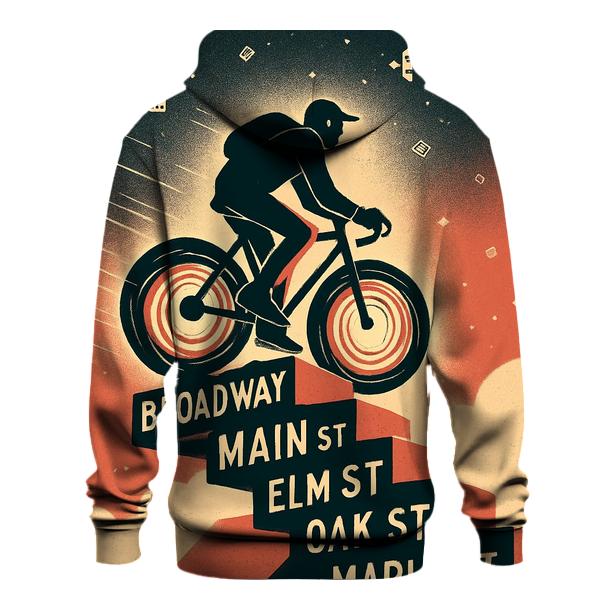 Bicycle Of The Impossible Horizon printed hoodies
