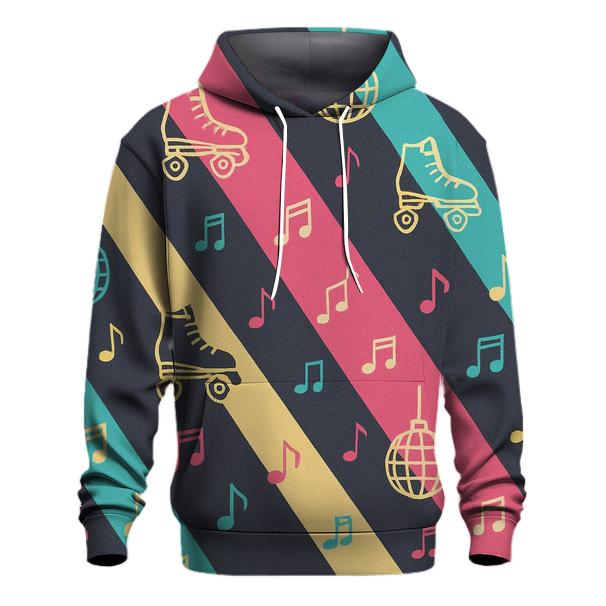 Roller Rink Light Beam Stripes hoodie styles