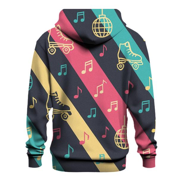 Roller Rink Light Beam Stripes hoodie styles