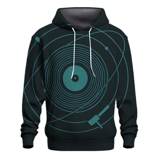 Vinyl Orbit Diagram pullover hoodies