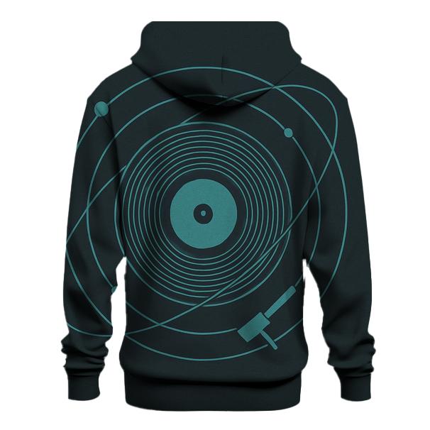 Vinyl Orbit Diagram pullover hoodies