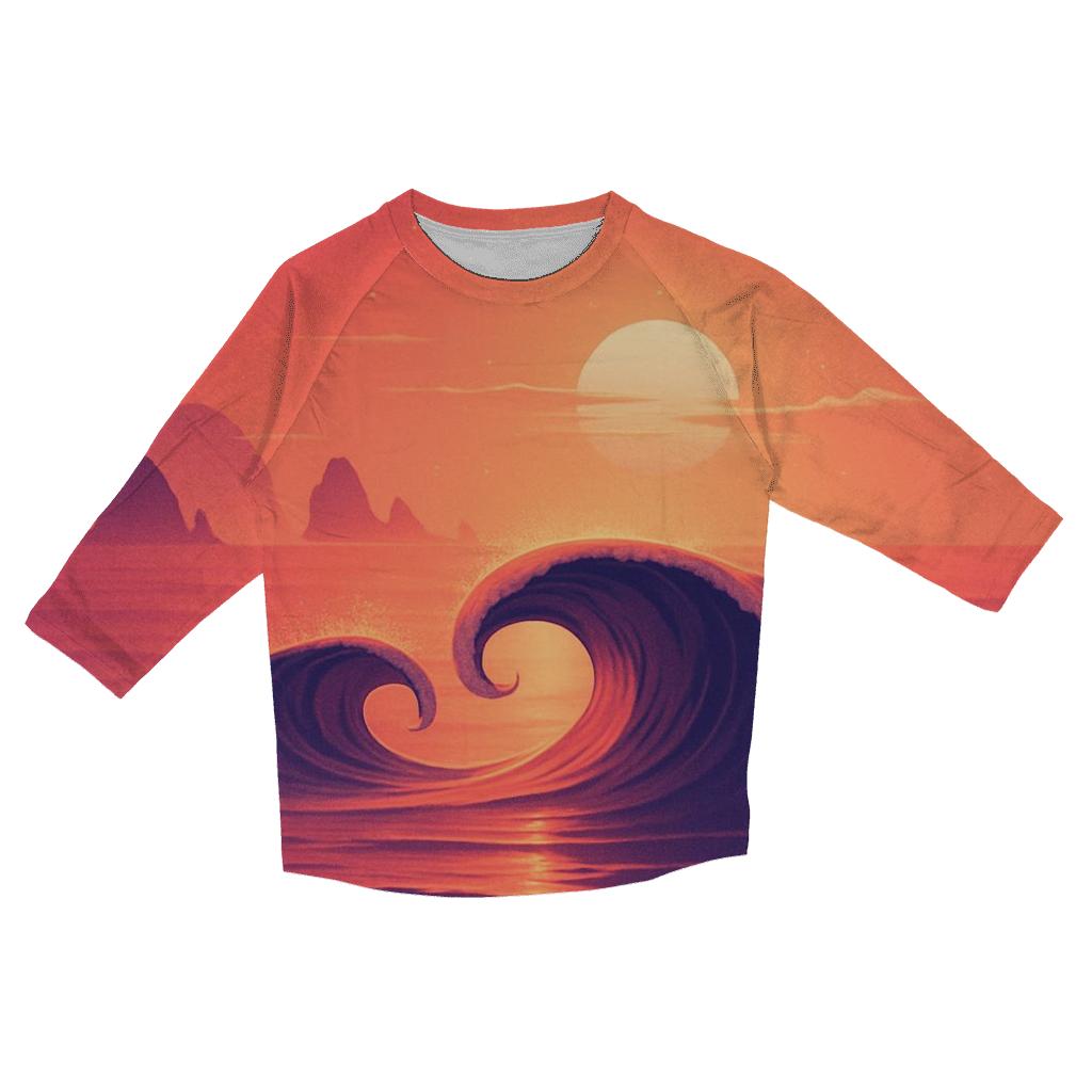 Afterglow Tide Cathedral personalized 3/4 sleeve tees