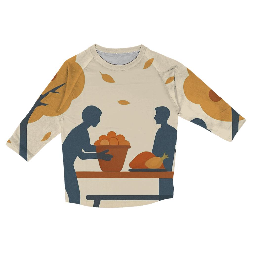 Sunlit Orchard Gratitude Gathering stylish quarter sleeve tops