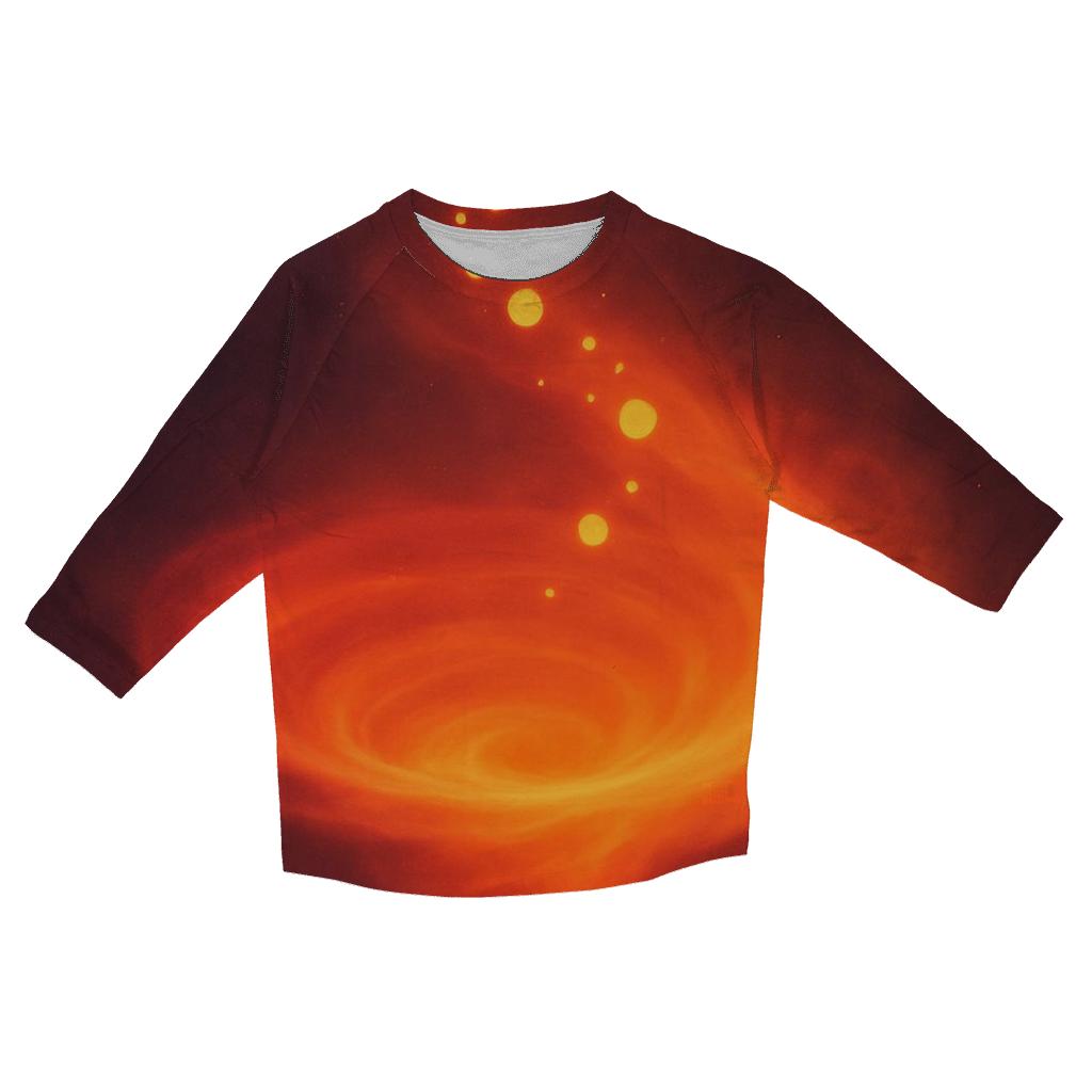 Sunset Ember Whirlpool casual three quarter sleeve shirts