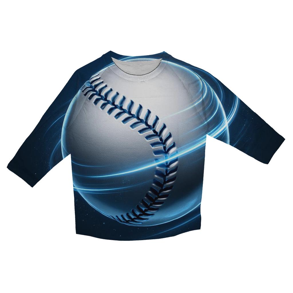 Icy Seams Time Spiral casual three quarter sleeve shirts