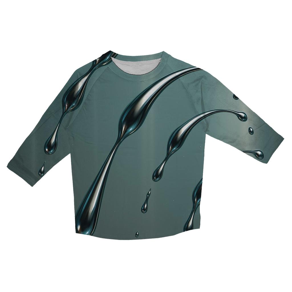 Mercury Rain Parabola fashion 3/4 sleeve shirts