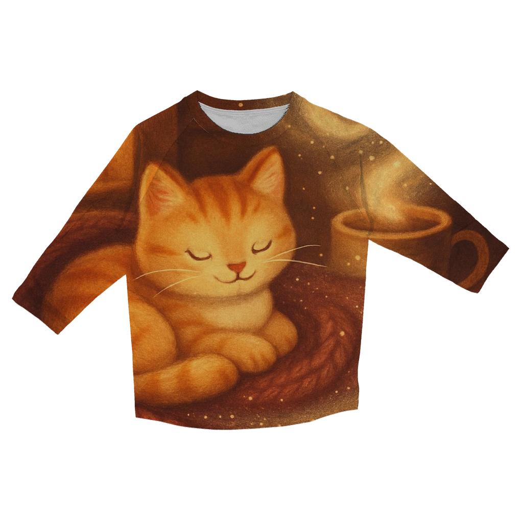 Cinnamon Cocoa Blanket Nebula personalized 3/4 sleeve tees