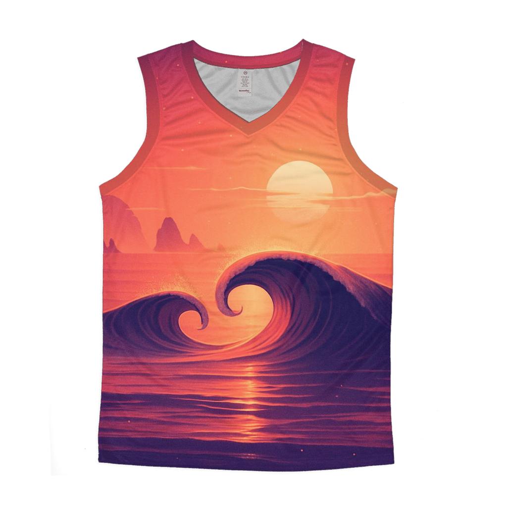 Afterglow Tide Cathedral graphic print tank tops