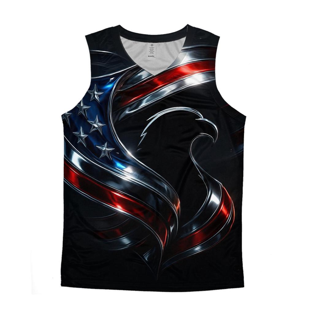Chrome Starwave Banner sports performance tank tops
