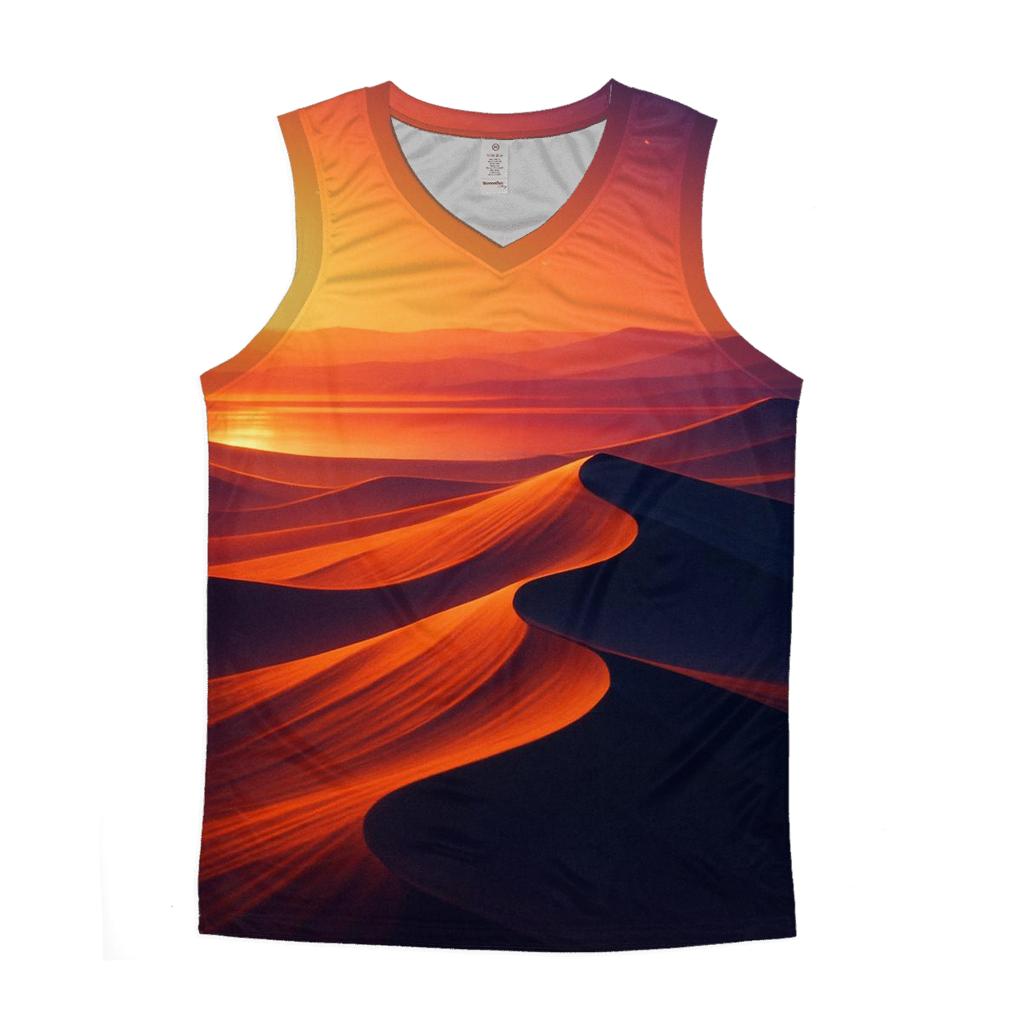 Sunset Over Glass Dunes designer workout tanks