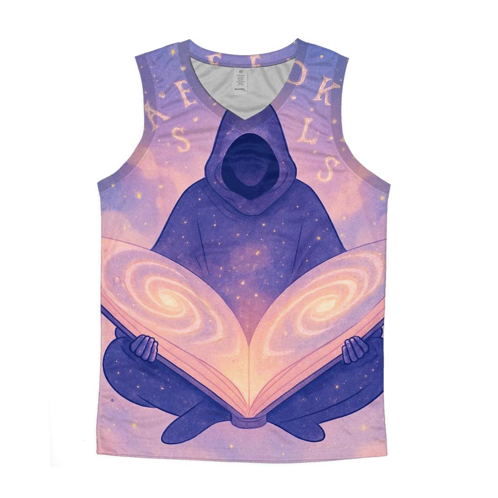 Library Of Spinning Galaxies custom tank tops