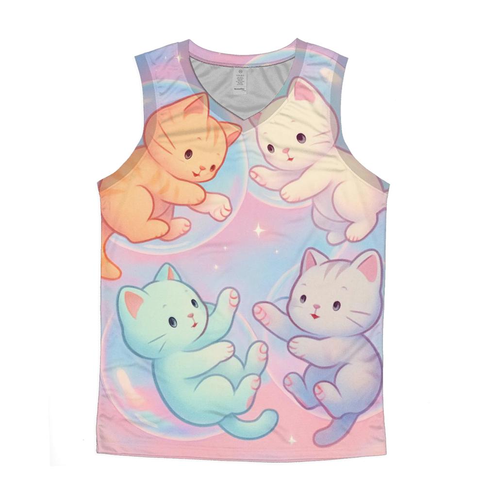 Bubble Dream Kitten Carousel custom tank tops