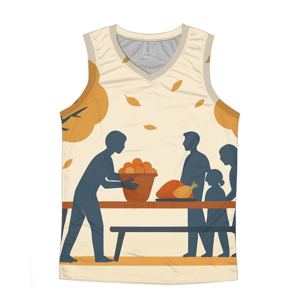 Sunlit Orchard Gratitude Gathering personalized athletic tanks
