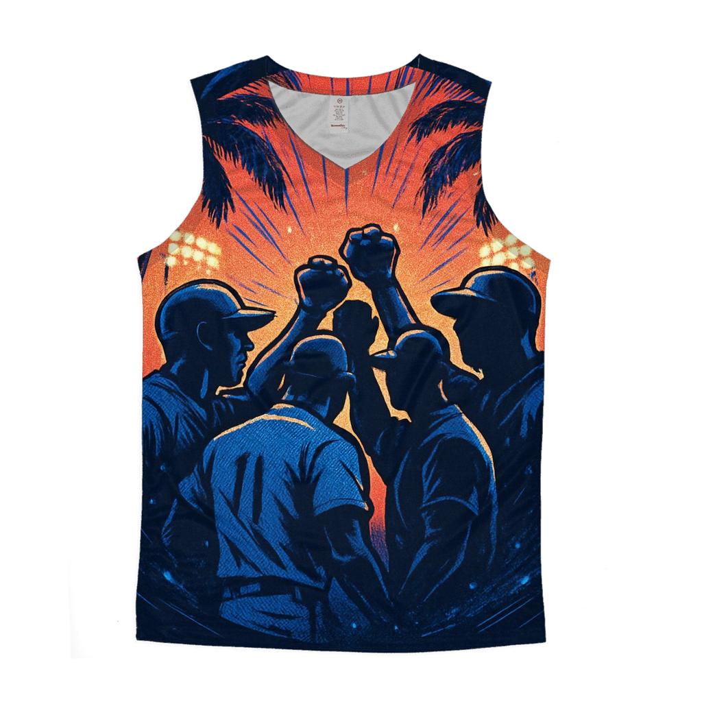 Palm Shadows Rally Charge designer workout tanks