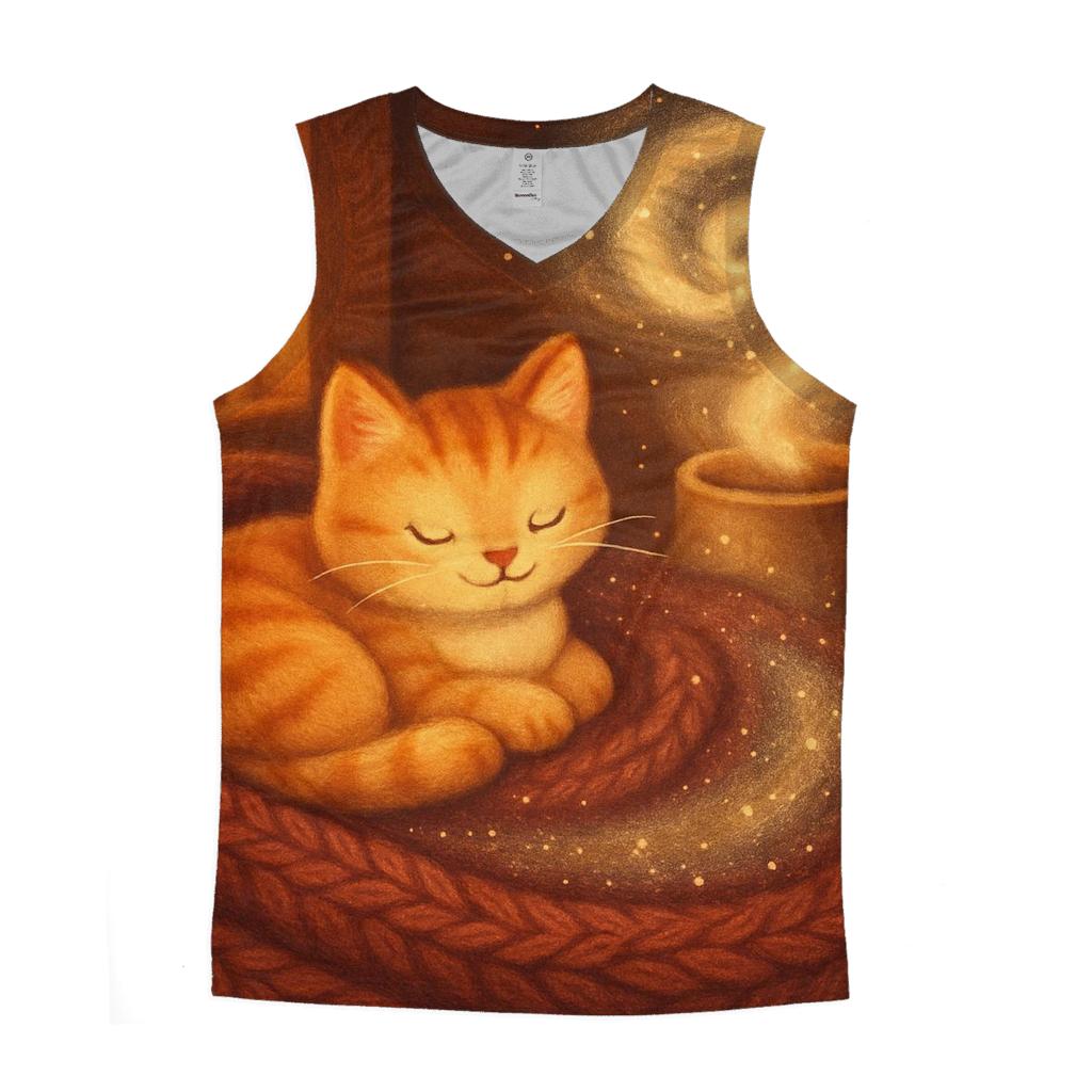 Cinnamon Cocoa Blanket Nebula trendy fitted tank tops