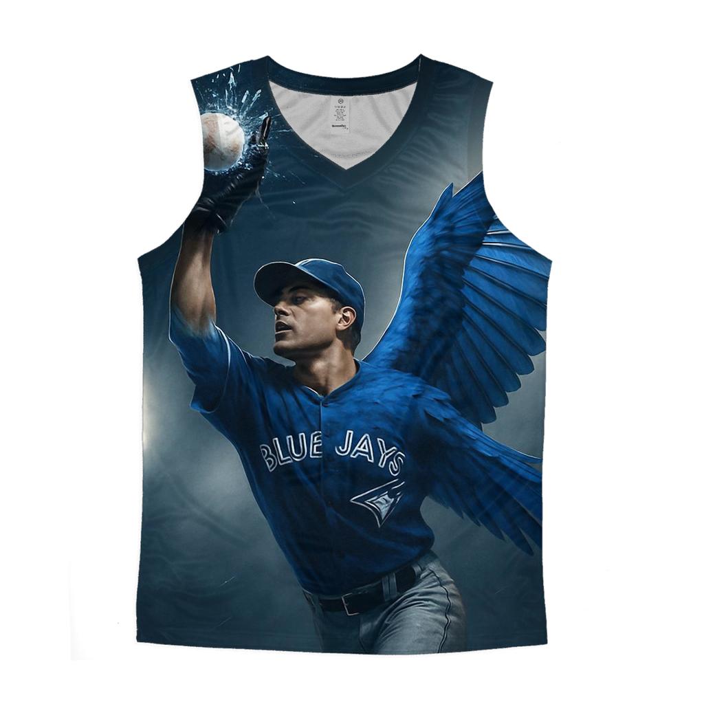 Icy Backlight Catch, Blue Jays Finish designer workout tanks