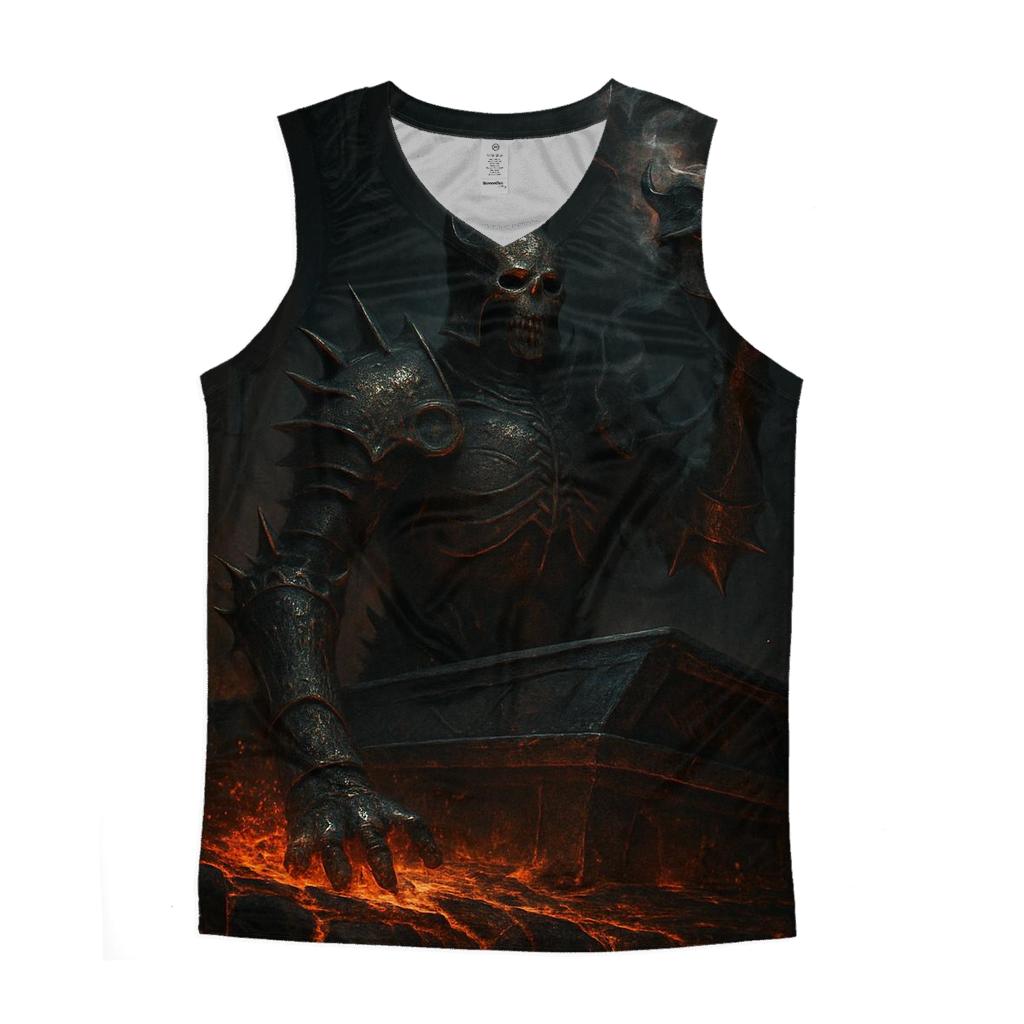 Volcanic Lich Knight Of The Molten Sepulcher trendy fitted tank tops