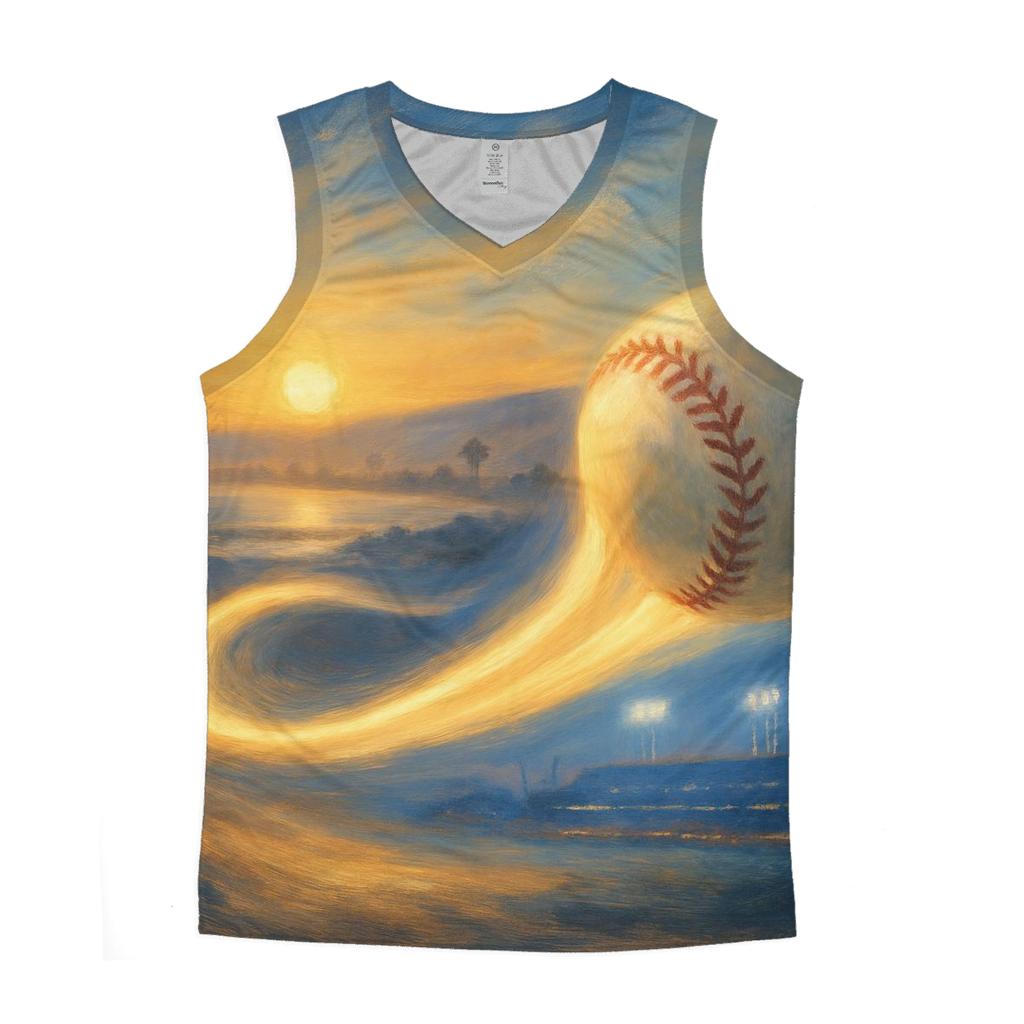 Golden Coast Curveball Mirage stylish racerback tanks