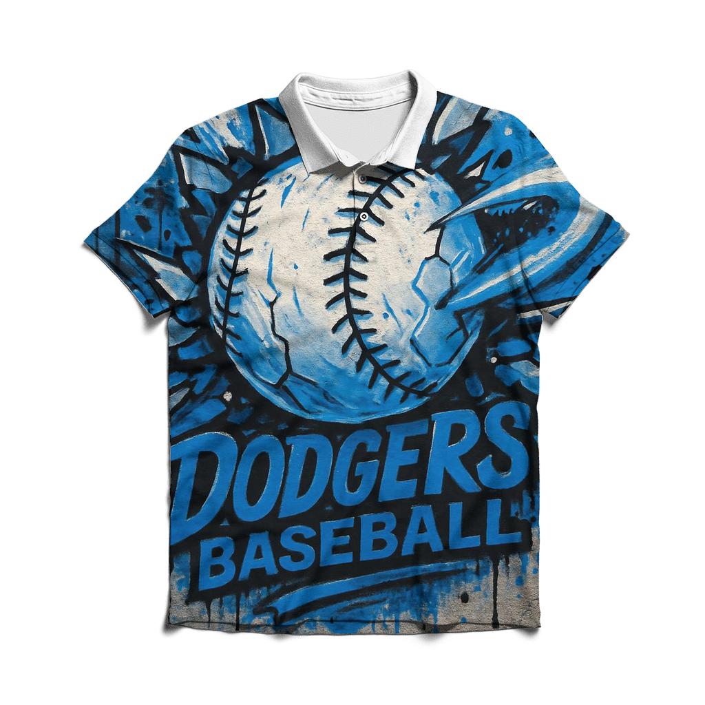 Graffiti Breakthrough Baseball custom polo shirts